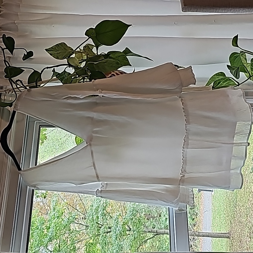 Pink Lily dress size medium - white long sleeve